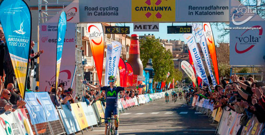 Valverde estará en La Volta a Catalunya (FOTO - @VoltaCatalunya)