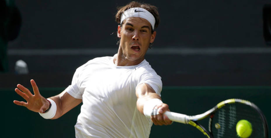 Rafa Nadal, eliminado en Wimbledon. REUTERS