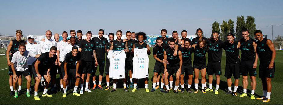 La plantilla del Real Madrid manda ánimos a Sergio Llull
