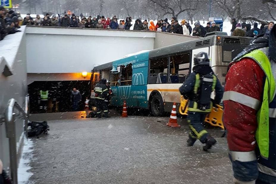 Varios muertos y 15 heridos al ser atropellados por un autobús en Moscú