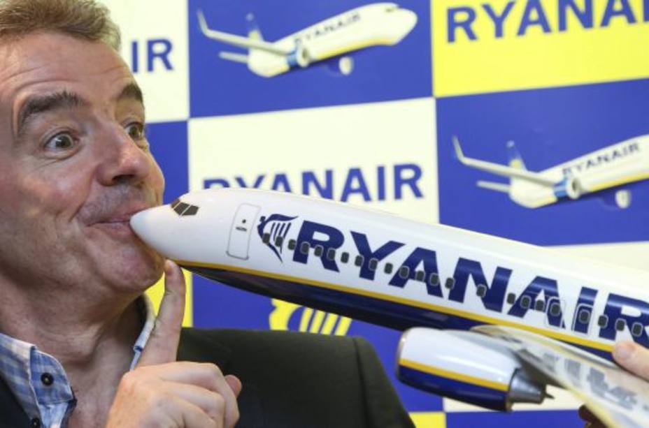 El presidente de la aerolínea de bajo coste Ryanair, Michael OLeary