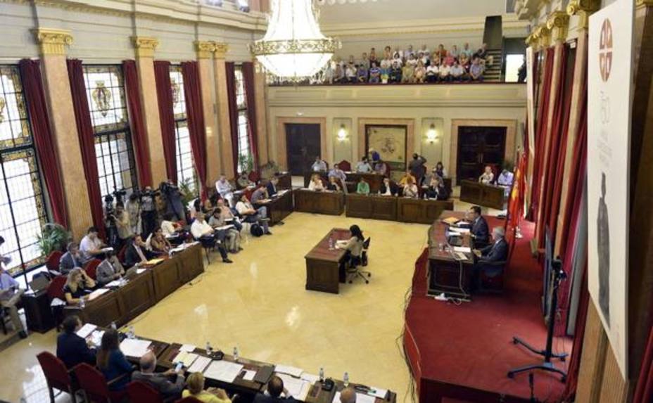 El Ayuntamiento de Murcia, con los votos a favor de Partido Popular y Cidadanos, aprueba los presupestos 2018