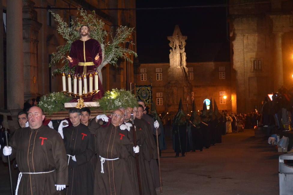 La procesión de la Oración en el Huerto sale este Martes Santo en Santiago