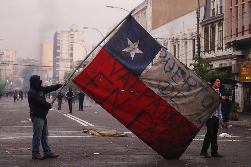 El Gobierno de Chile amplía el estado de emergencia por las protestas a Concepción y Valparaíso