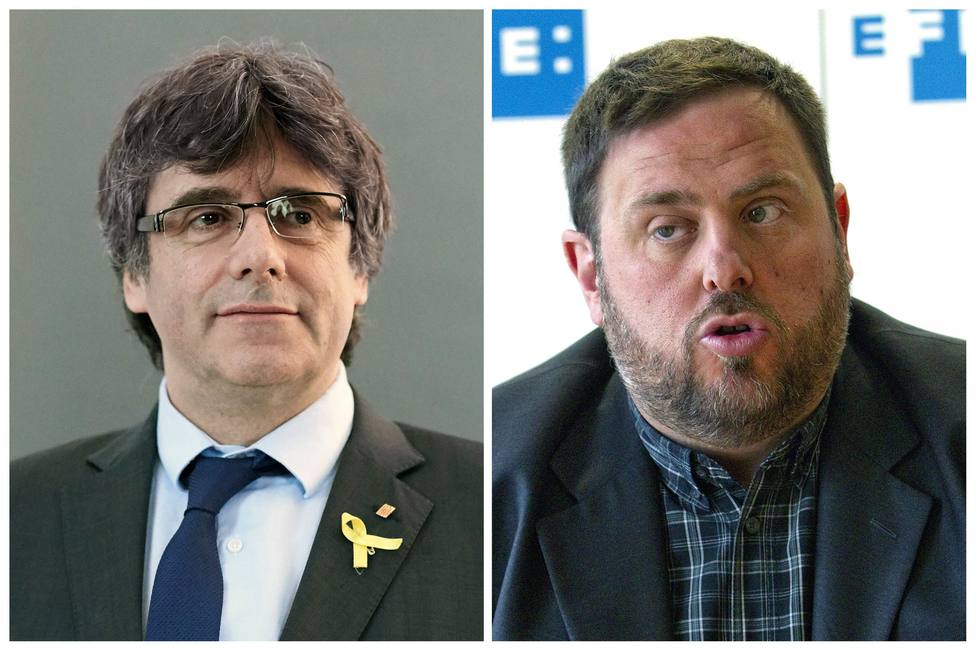 Junqueras y Puigdemont preteden abonar los 4 millones de su fianza con pagos ya depositados