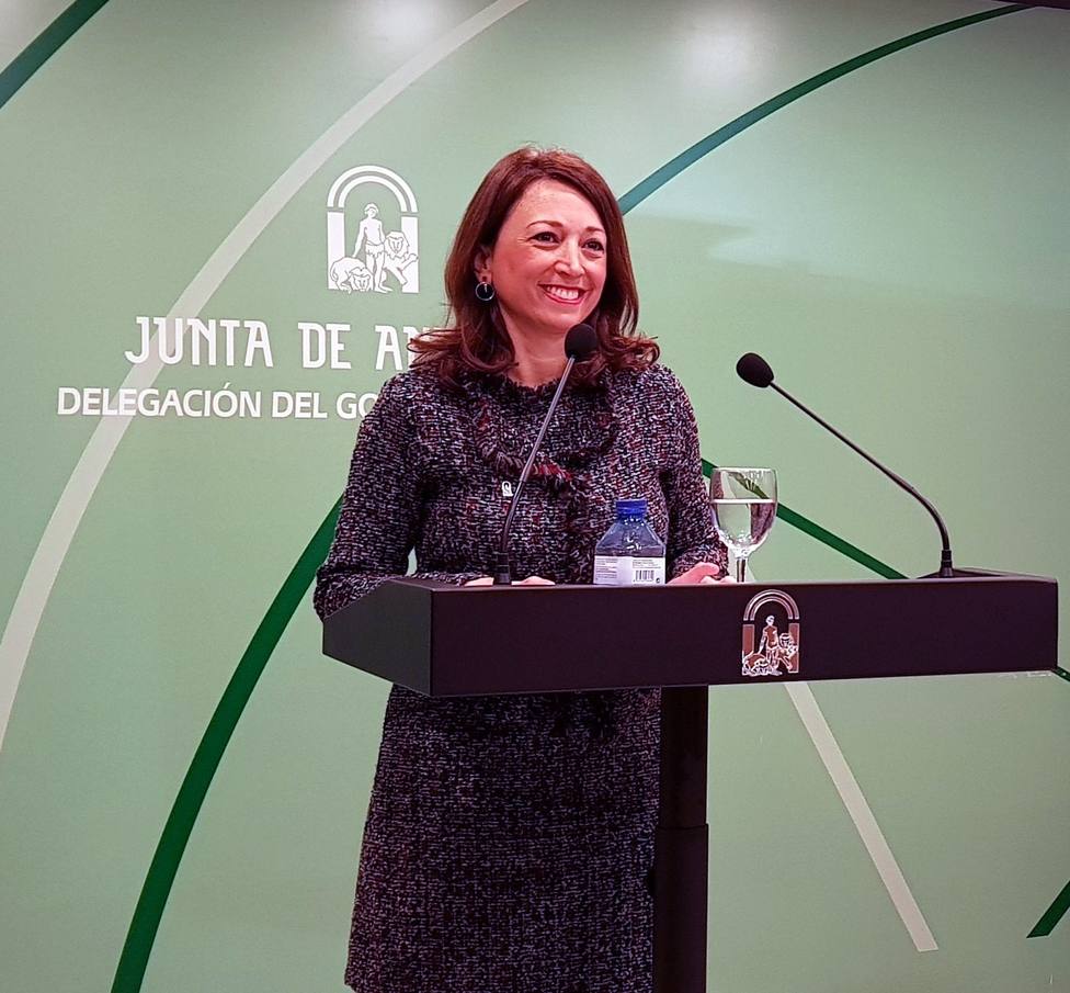 La delegada del Gobierno en Málaga, Patricia Navarro en la presentación.