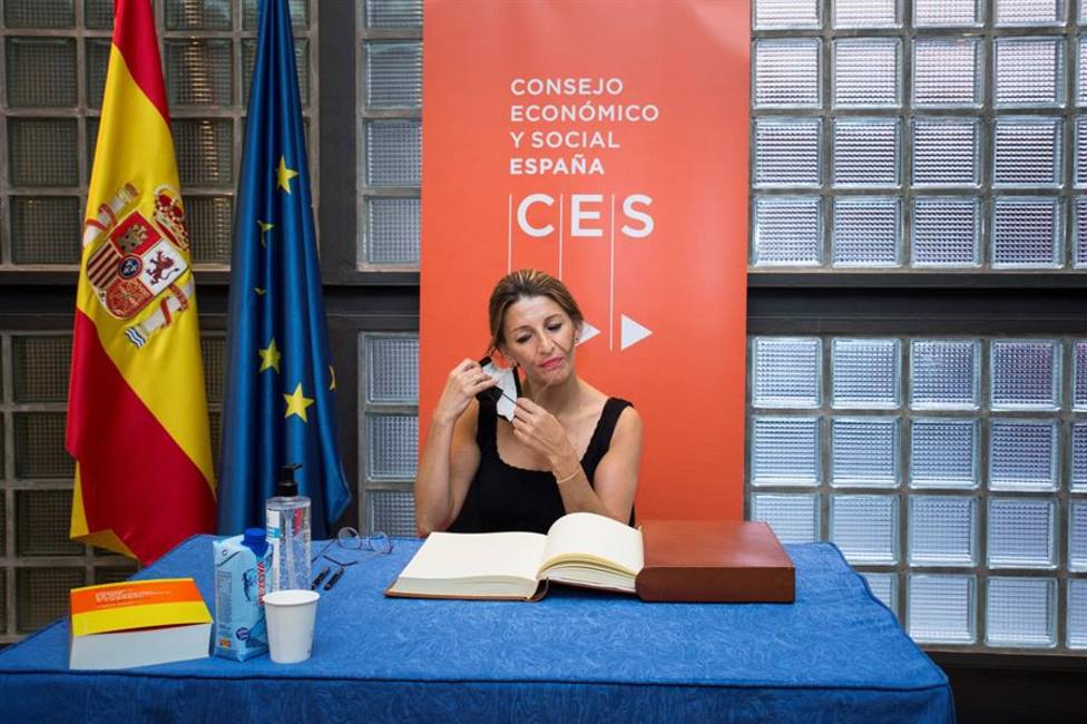 La Ministra de Trabajo y Economía Social, Yolanda Díaz