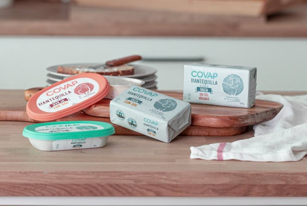 Lácteos COVAP lanza una nueva gama de mantequillas elaboradas con leche de vaca, oveja y cabra