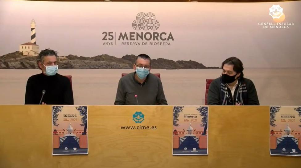 Ildefonso Hernández y Maties Torrent, conferenciantes del acto institucional de la Diada del Poble de Menorca,