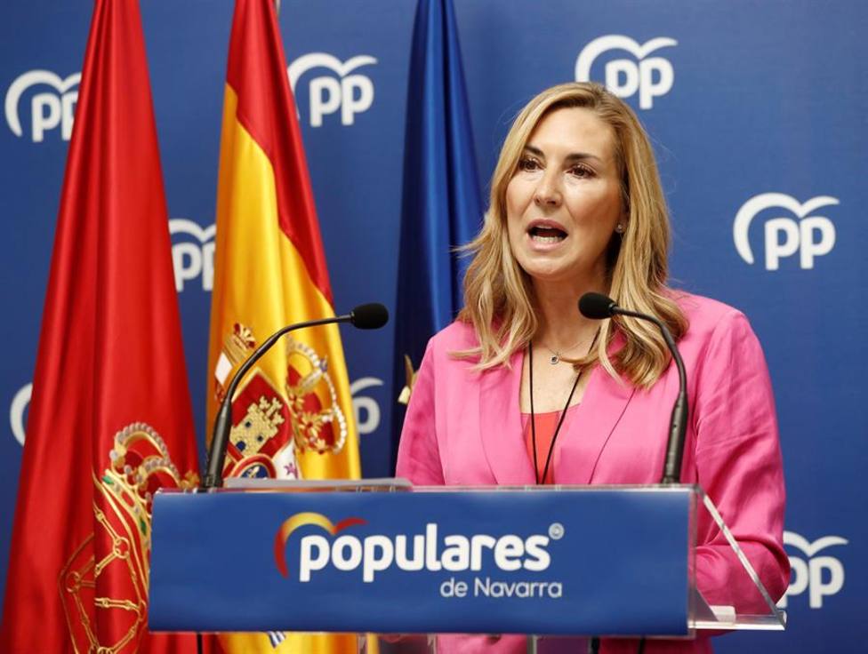 La presidenta del PPN y vicesecretaria de Organización del PP, Ana Beltrán