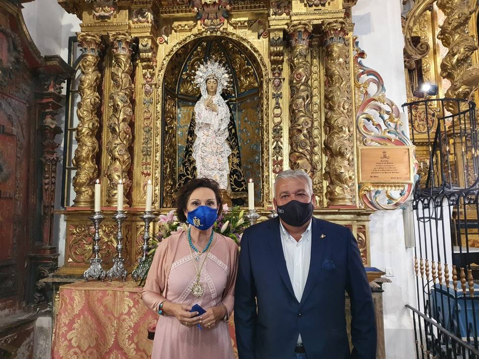 Tana García Mínguez es proclamada Camarera de la Santísima Virgen de los Dolores