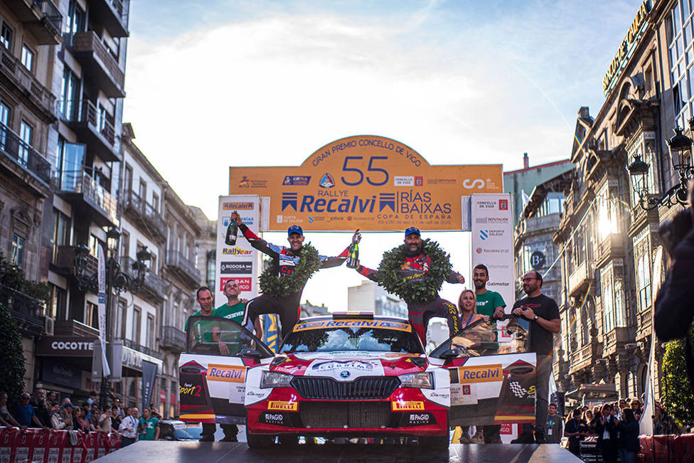 Éxito de la edición número 55 del Rallye Recalvi Rías Baixas