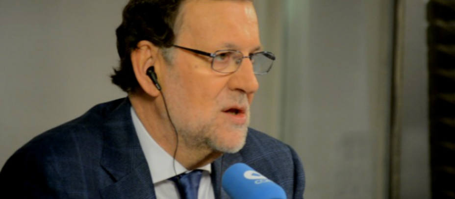 Mariano Rajoy desde el Palacio de la Moncloa, donde ha respondido a la entrevista de Carlos Herrera.