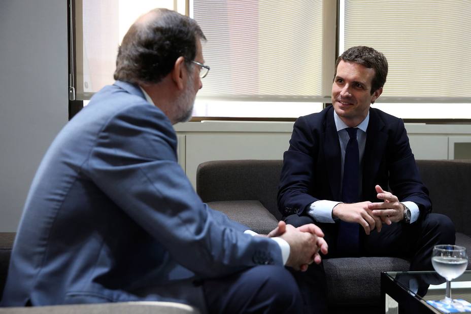 Reunión Casado-Rajoy