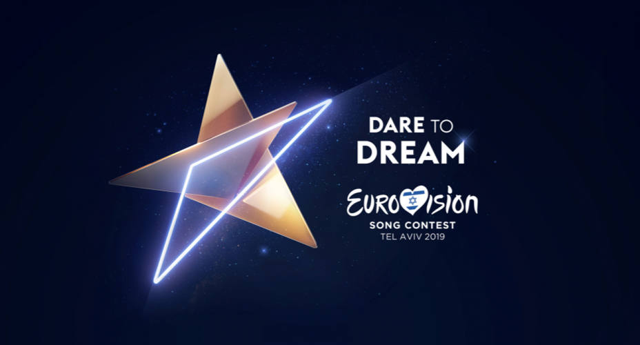 Una estrella formada por tres triángulos, el logo de Eurovisión 2019