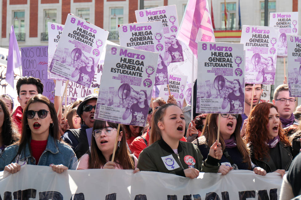 La Delegación del Gobierno en Madrid multa a tres miembros del Sindicato de Estudiantes por desobediencia grave el 8M