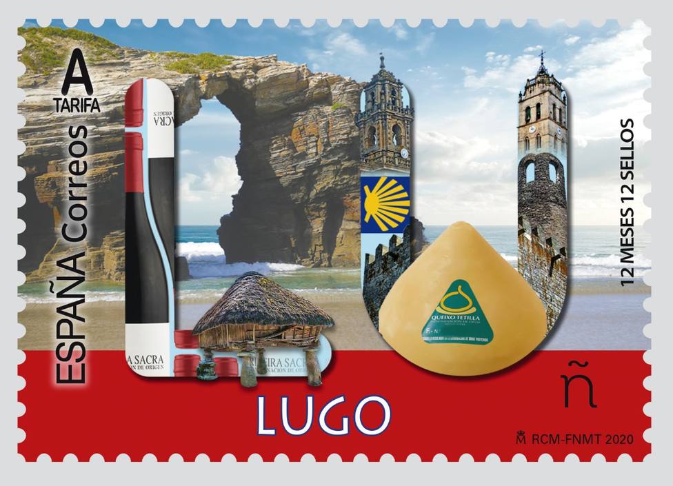 Correos emite un sello dedicado a la provincia de Lugo