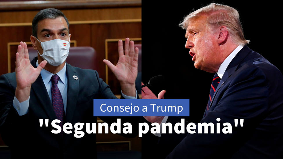 El consejo que le dieron a Trump sobre España minutos antes del debate: Están teniendo una segunda pandemia
