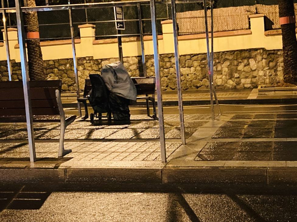 Persona sin hogar Tenerife