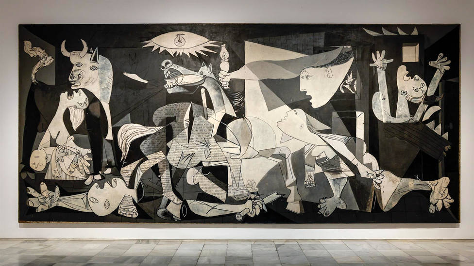 El Guernica de Picasso en el Museo Reina Sofía de Madrid