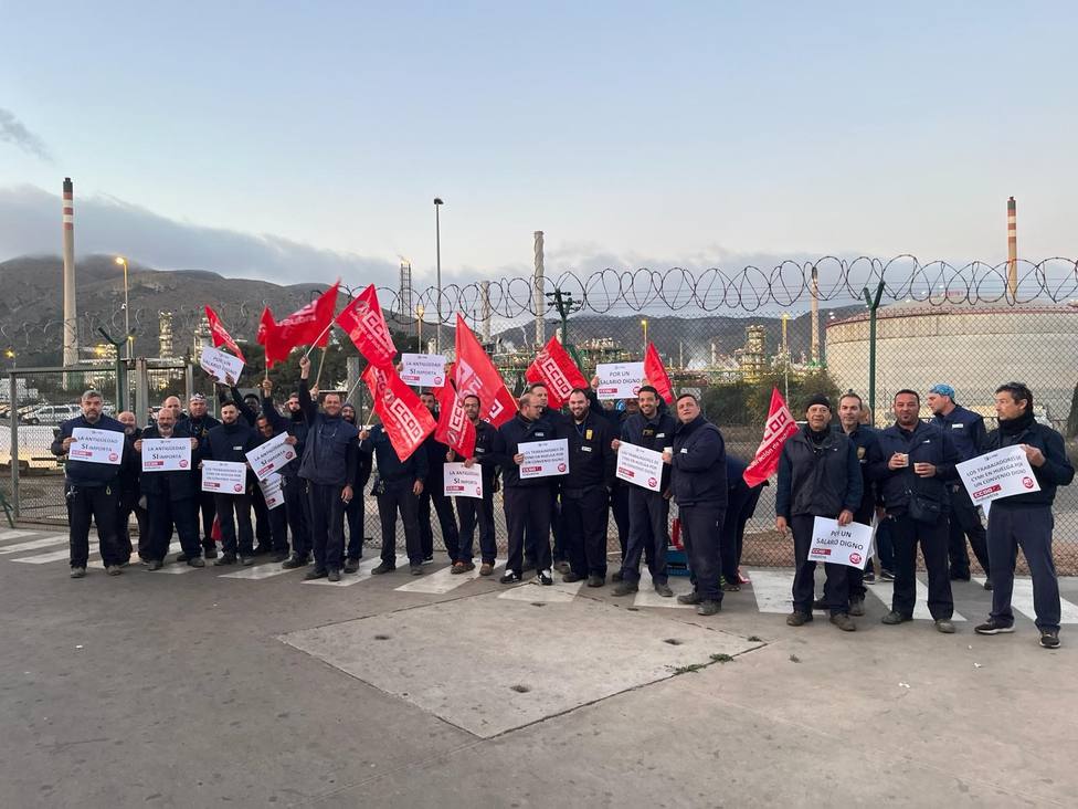Protestas de trabajadores de CYMI en Cartagena