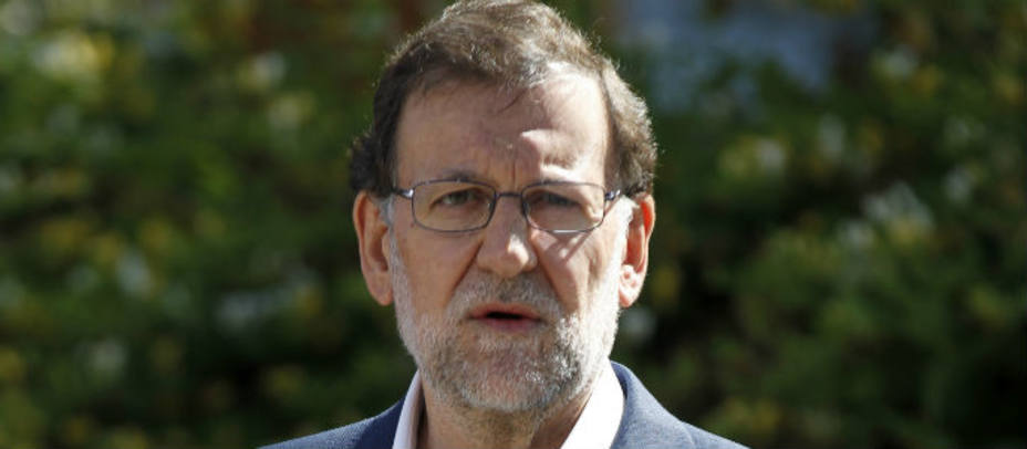 Mariano Rajoy en el momento de la votación esta mañana del 26J