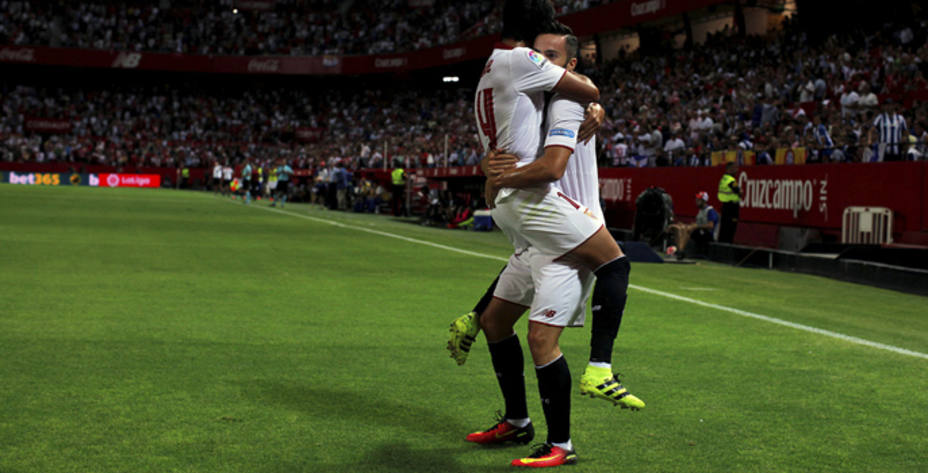 El Sevilla inicia la Champions en Turín. (FOTO - REUTERS)