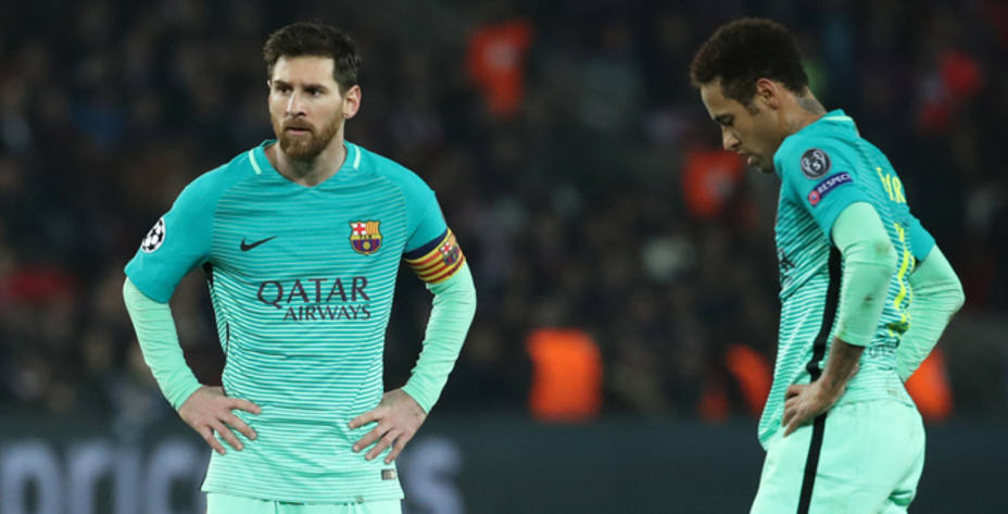 Messi y Neymar, durante el encuentro en París (FOTO - Reuters)