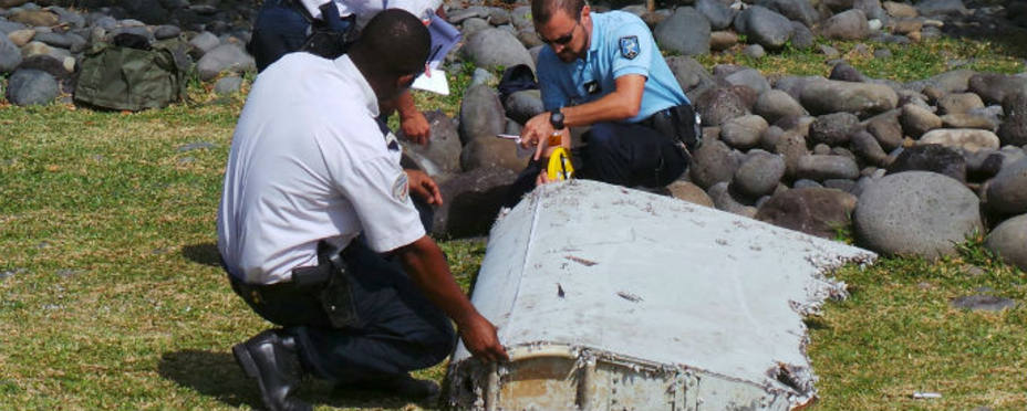 Restos del avión encontrados en isla de la Reunión. REUTERS