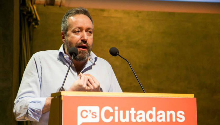 Juan Carlos Girauta durante un acto de Ciudadanos. Facebook Ciudadanos