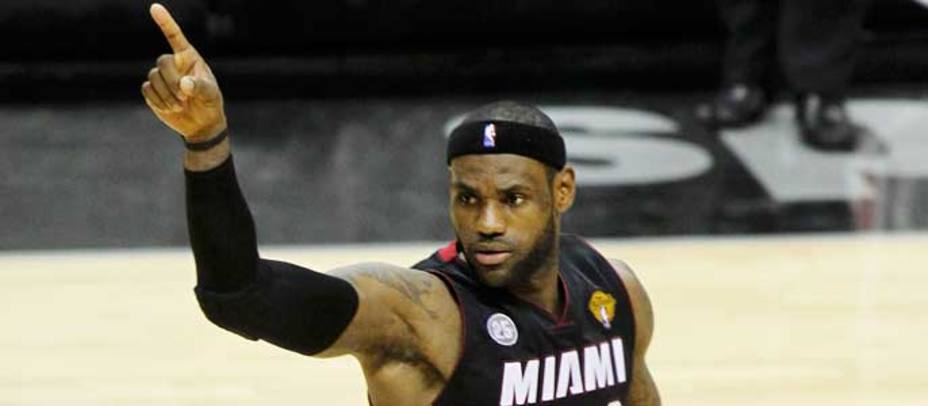 LeBron James se reivindicó como líder de los Heat (Reuters)
