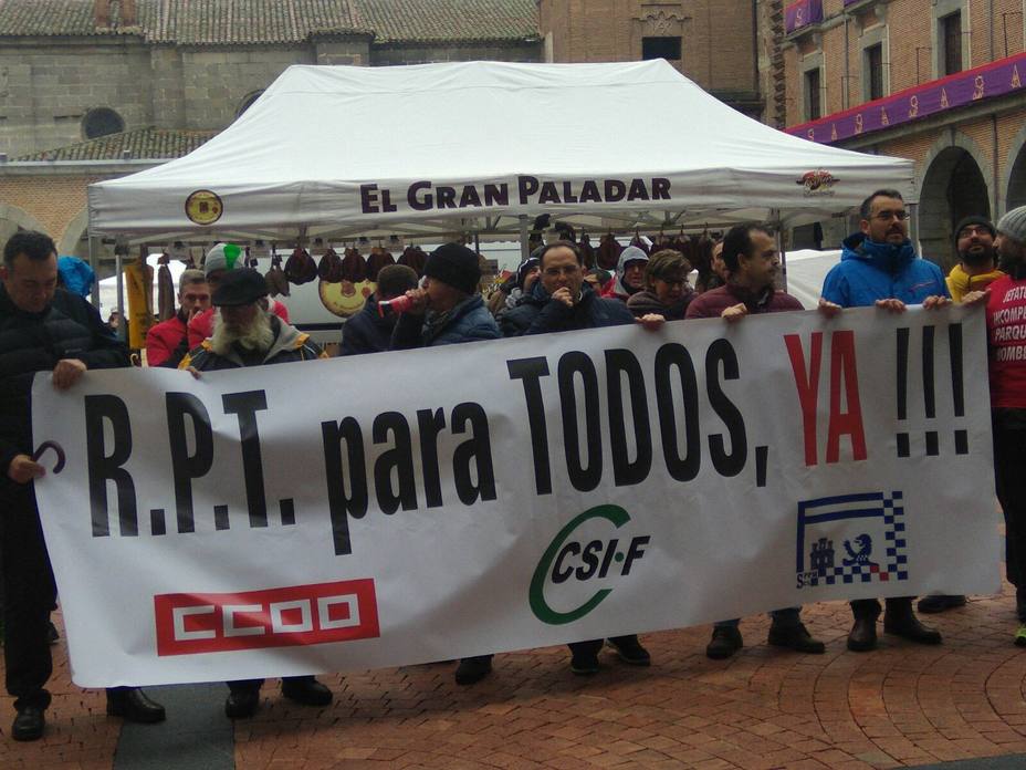 Protesta sindicatos por RPT