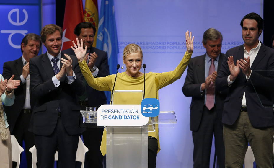 Cristina Cifuentes, candidata del PP a la Comunidad de Madrid en 2015. EFE