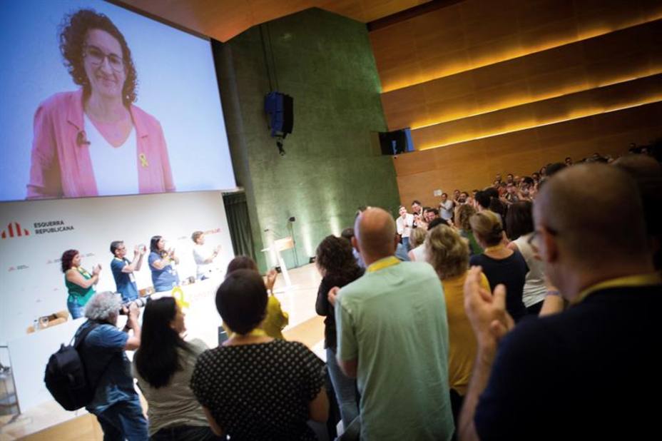 Intervención de Marta Rovira en el Consell Nacional de Esquerra Republicana de Catalunya en Barcelona