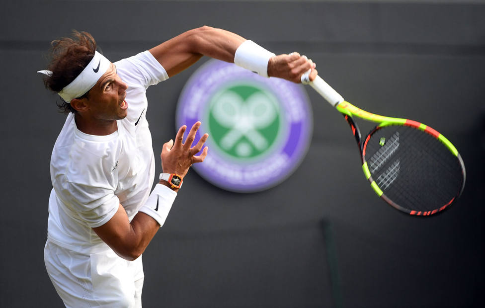 Rafa Nadal, en Wimbledon (EFE)