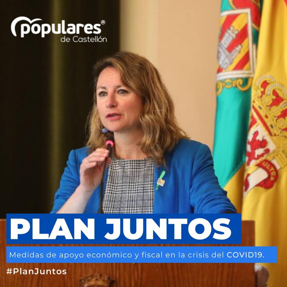 Begoña Carrasco (PP) presenta el Plan Juntos que pretende reactivar la economía local