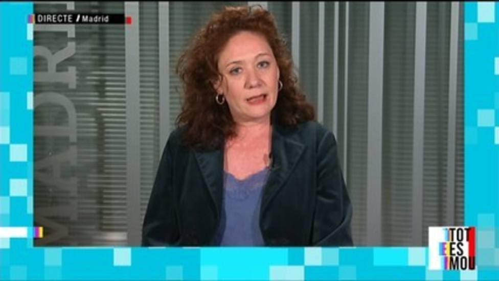 Cristina Fallarás es una tertuliana habitual en la programación de TV3