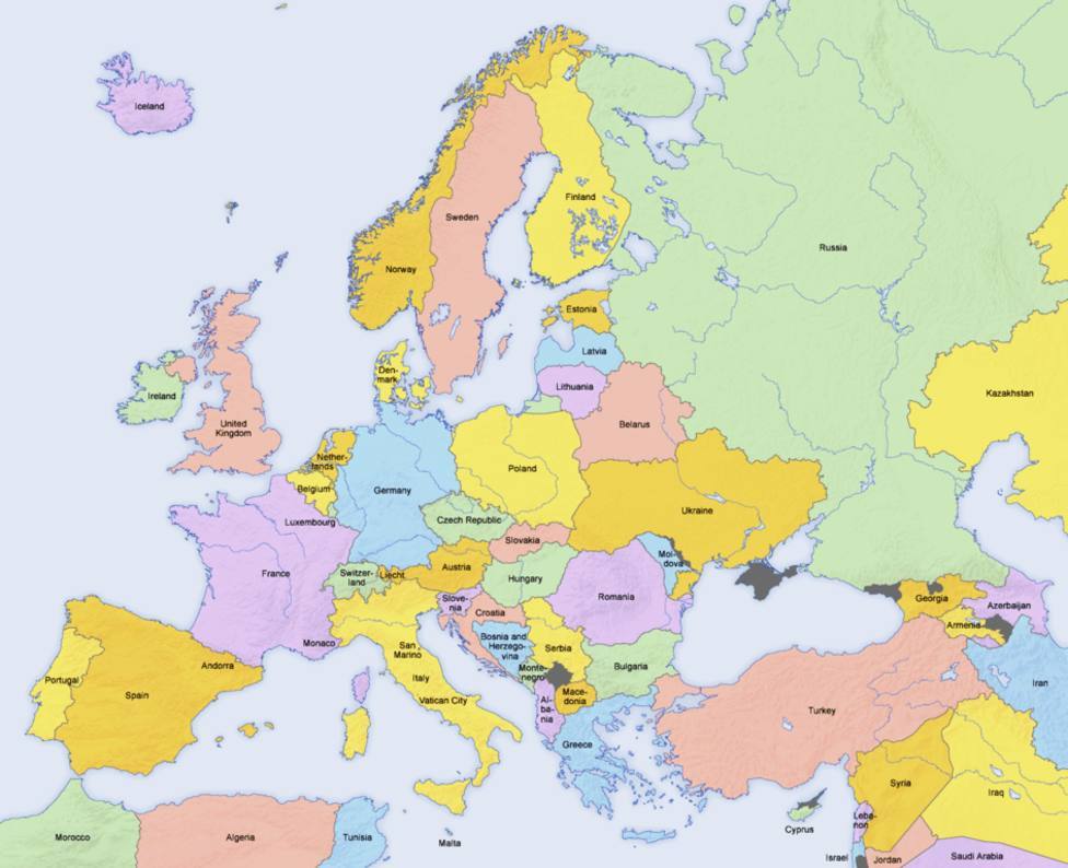 El mapa que muestra el porcentaje de personas que se duchan a diario en Europa