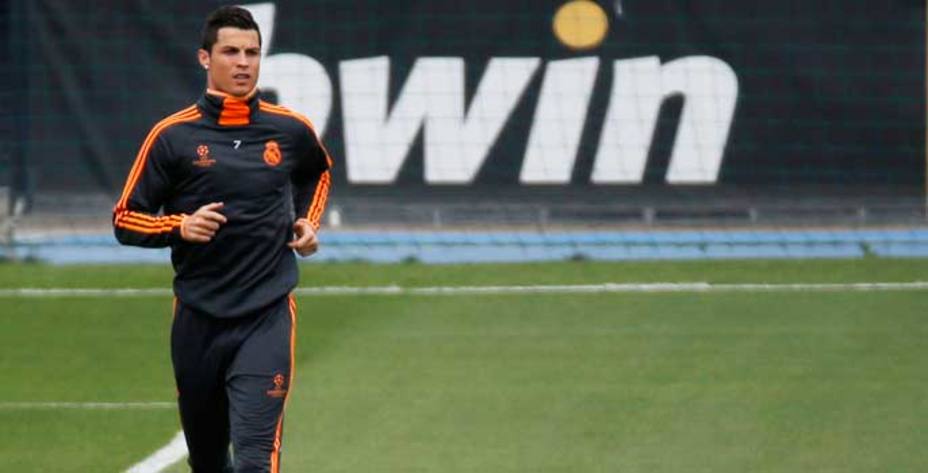Cristiano Ronaldo, en un entrenamiento. (Reuters)