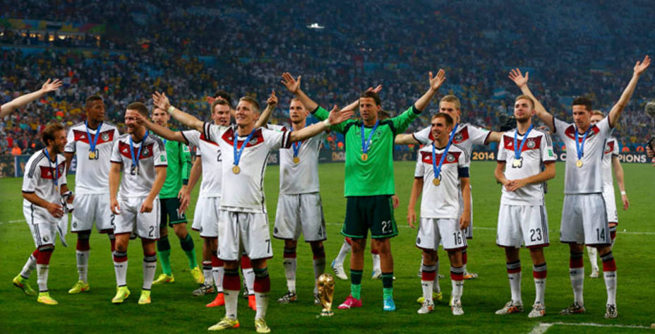Alemania, selección campeona en Brasil 2014. REUTERS