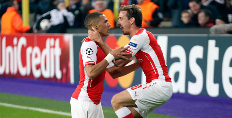 El Arsenal remontó en dos minutis (Reuters)