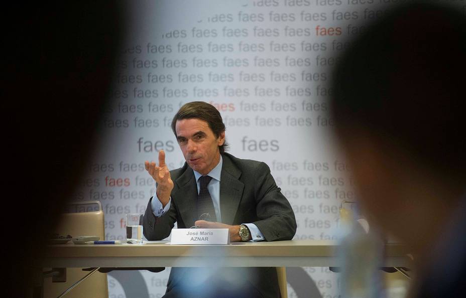 José María Aznar, presidente de la Fundación FAES. FAES