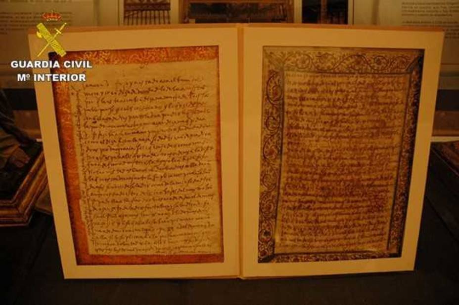 Cartas de Santa Teresa de Jesús recuperadas en una compraventa ilegal