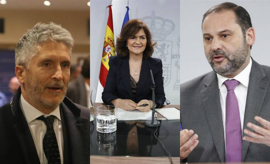 Los ministros Ábalos, Calvo y Grande-Marlaska participan en varios actos en Valencia este lunes