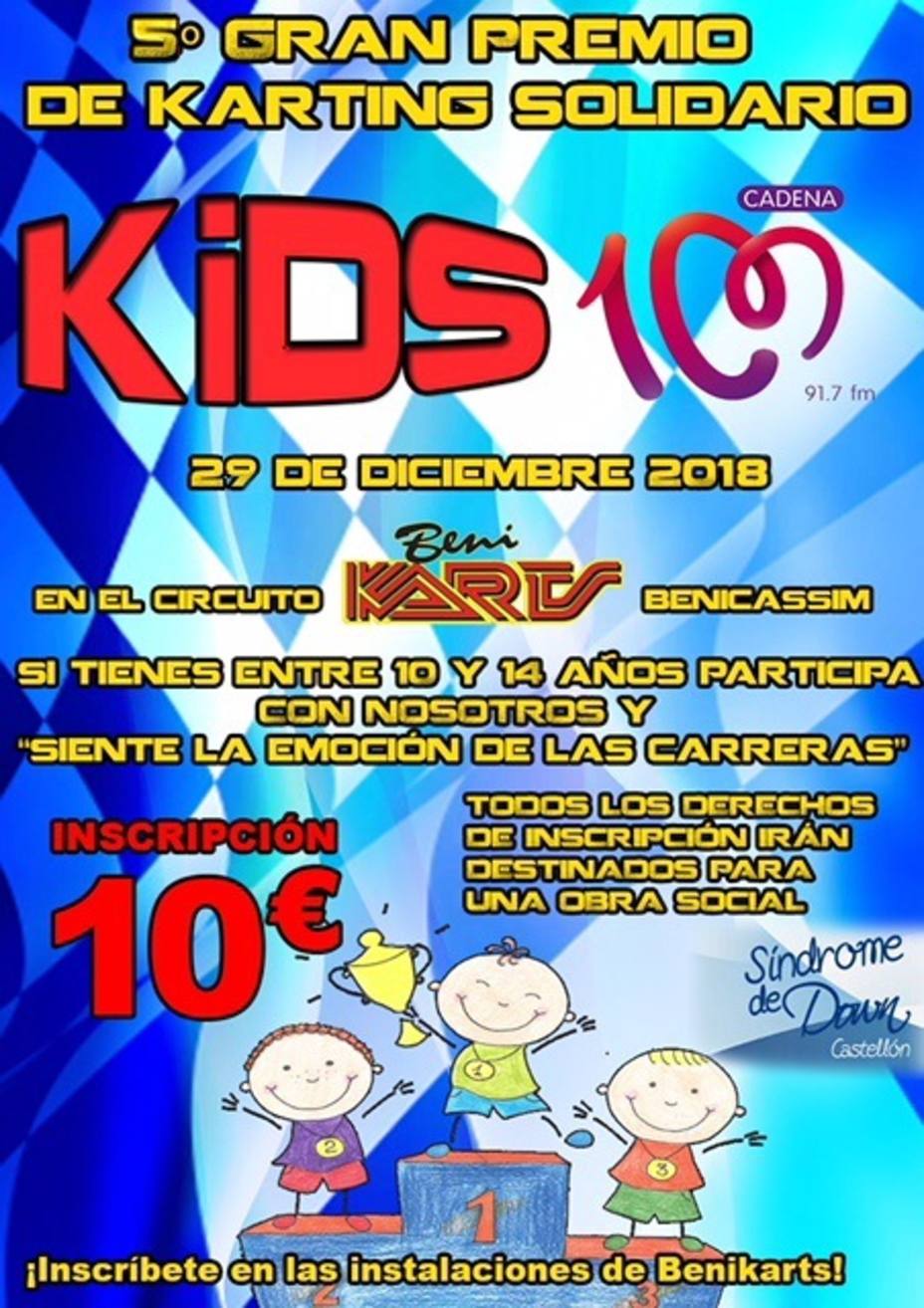 V Gran Premio Solidario “Karting Kids Cadena 100”.