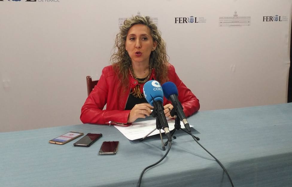Martina Aneiros, portavoz del grupo municipal del PP de Ferrol