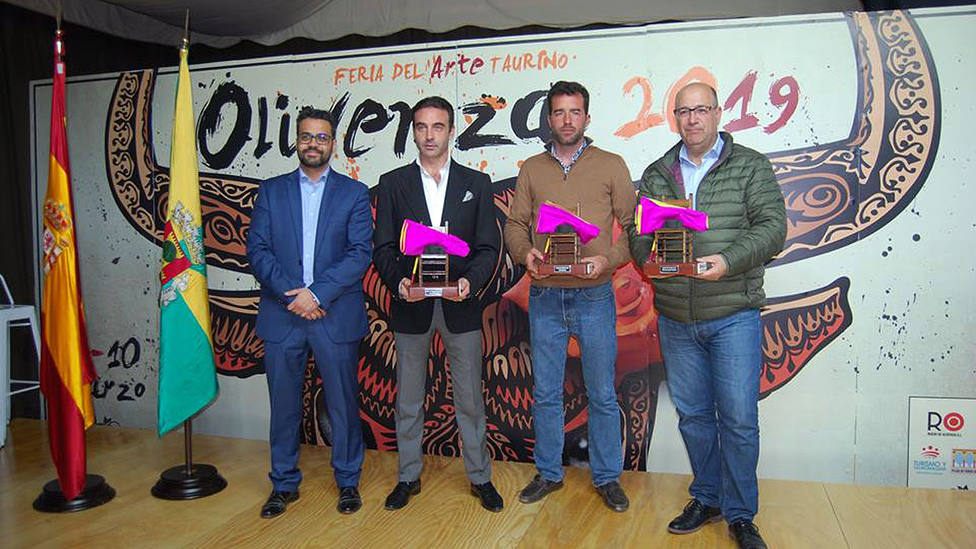Acto de entrega de los premios taurinos de la Feria del Toro 2018 de Olivenza