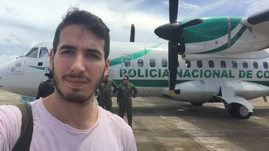 Miquel Vera en su etapa como periodista de EFE en Colombia