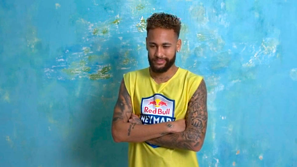 Neymar Jr, durante su entrevista a Globoesporte