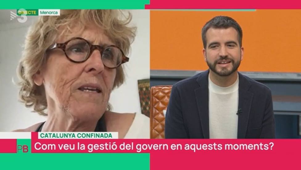 Mercedes Mila deja cortado a un presentador de TV3 que le preguntaba por Cataluña y España por separado